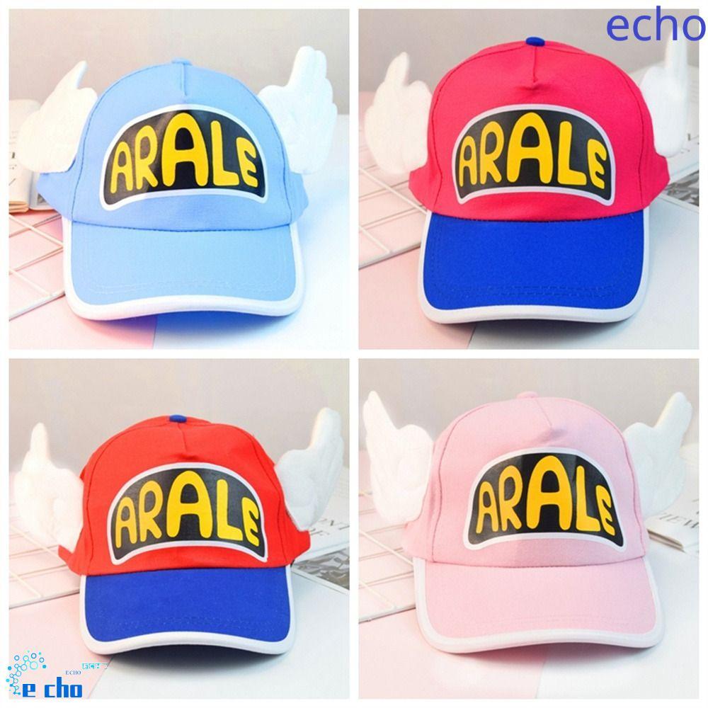 Mũ bóng chày WELON Arale, Mũ Dr.Slump màu kẹo có thể điều chỉnh, Cánh thiên thần thời trang chống nắ