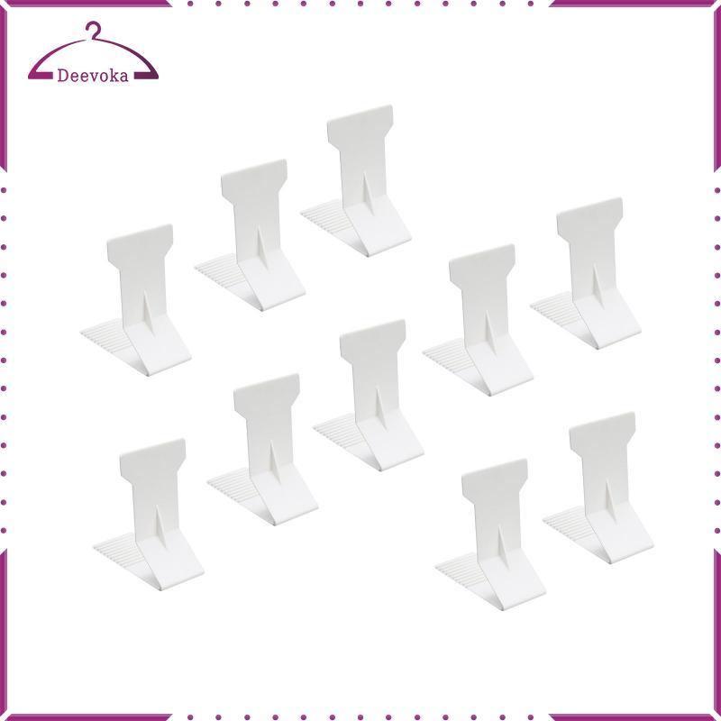 10x Kệ Ngăn Kéo Ngăn Kéo Chia Hàng Hóa Bảng Phân Loại Giá Đỡ Khung