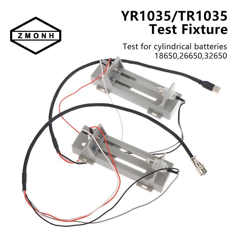 Giá đỡ kiểm tra pin hình trụ ZMONH Tương thích cho phụ kiện cắm hàng không 18650 26650 32650 YR1030 