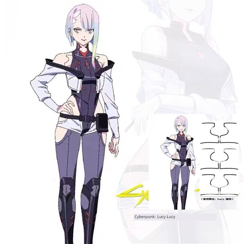 hình xăm 15 ngày chống nước xăm 15 ngày Nhãn dán hình xăm Lucy cos Cyberpunk Edge Walker