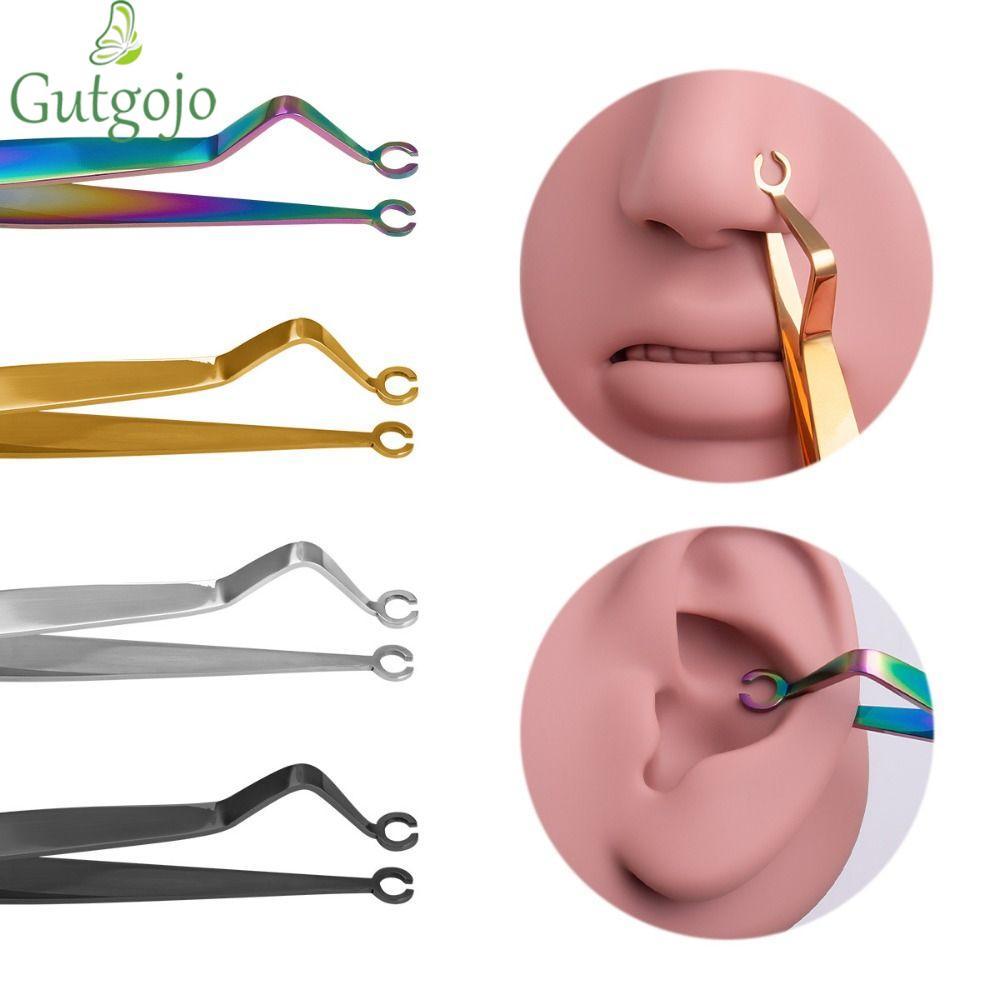 GUTGOJO Bộ Công Cụ Xỏ Pierce Steel Không Rж, Dành Cho Septum Và Navel Piercing