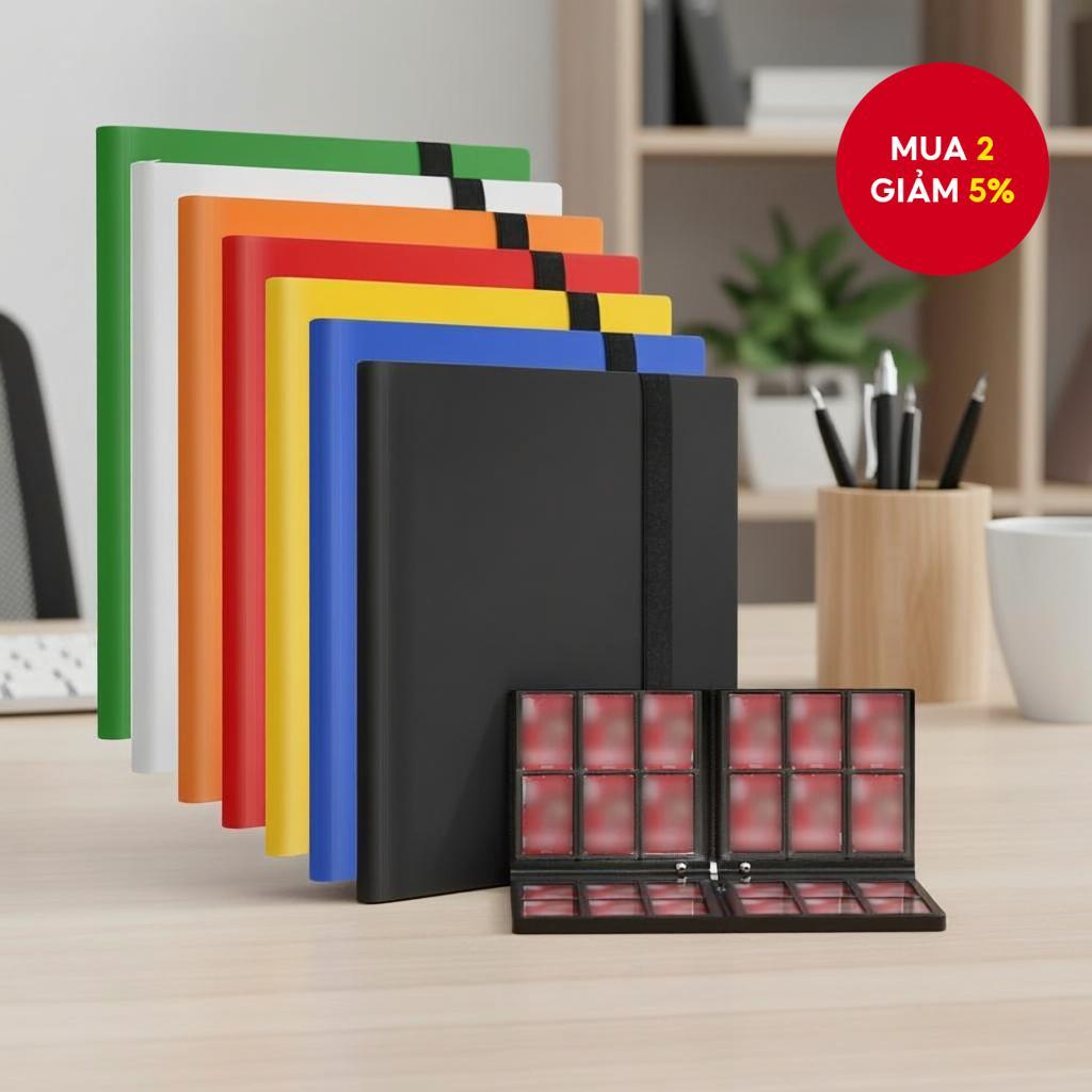 9 Album Thẻ Bỏ Túi Giữ 540 Thẻ Trò Chơi Thể Thao Nạp Bên Hông