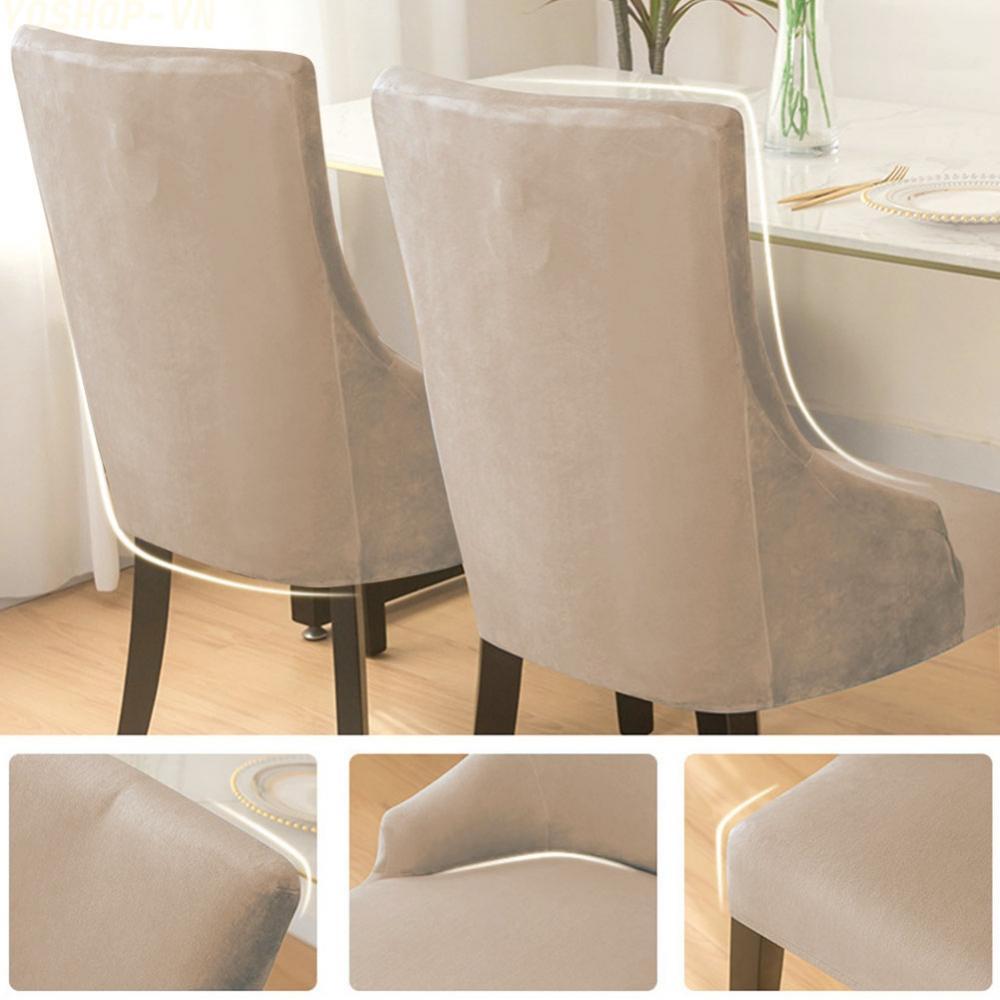 [Ysp]Silver Fox Chair Cover Cozy Furniture Cover Elegant Home Decor Easy Installation