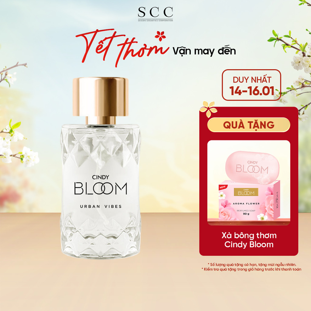 Nước hoa nữ Cindy Bloom Urban Vibes hương tự tin cuốn hút 30ml