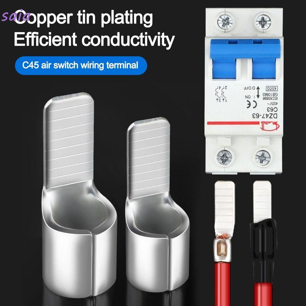 SAIA C45 Contact Pin, Thiết bị đầu cuối C45 mạ thiếc bằng đồng hình pin, Đầu nối hàn đồng Lắp thiết 