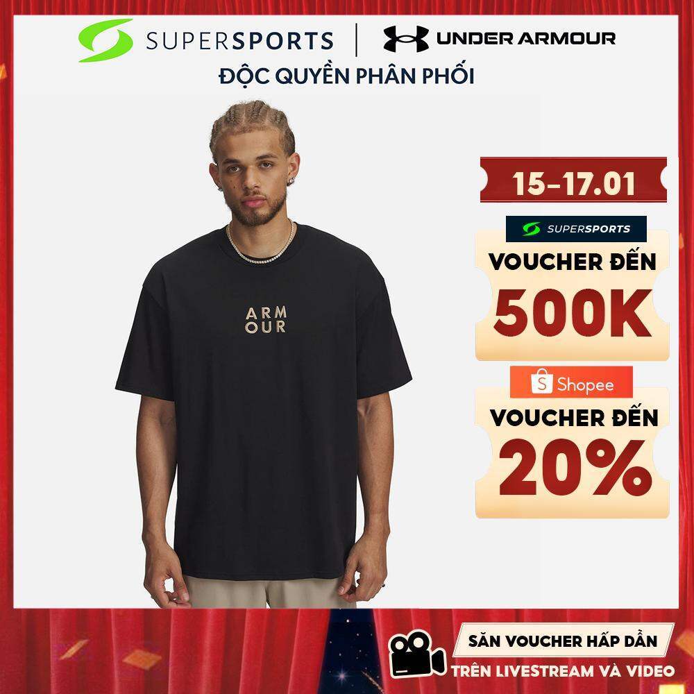 Áo Thun Tay Ngắn Nam Under Armour Armour Wordmark Heavyweight - 6005614-001