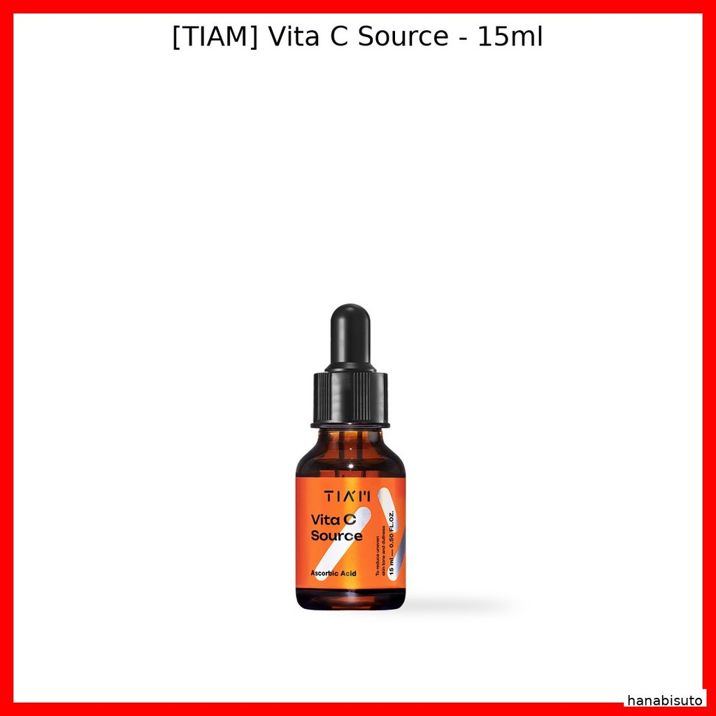 [TIAM] Vita C Source - 15ml / Serum Hàn Quốc / Hiệu ứng làm sáng da / Chính hãng 100% của hanabisuto