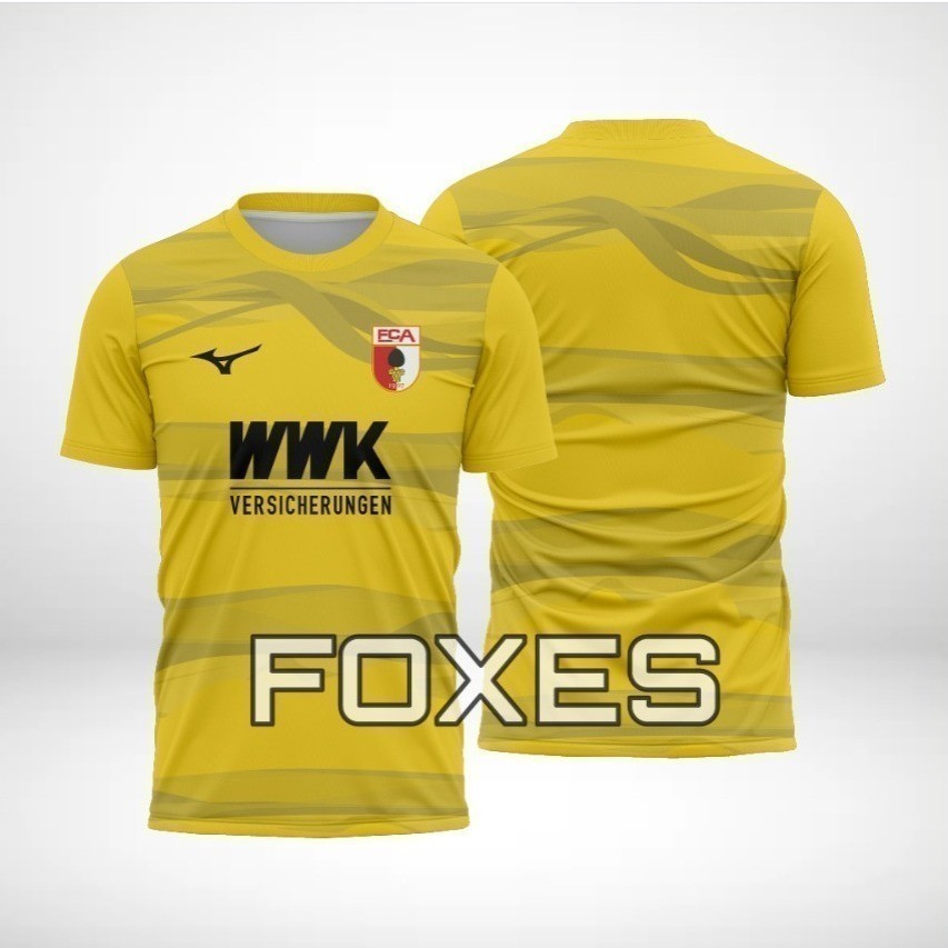 Áo đấu thủ môn Fc Augsburg thời trang 2026 -24 Áo bóng đá Dri-fit in hình