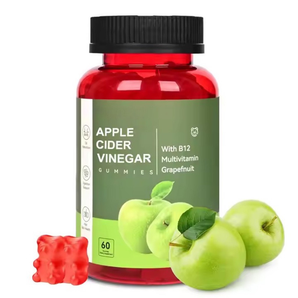 Hàng sẵn có Vận chuyển nhanh Giấm Apple Cider bán chạy Táo Cider Giấm Vitamin B12 Chế độ ăn uống làn