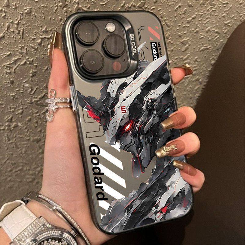 Cool Gundam Thích hợp cho iphone17 / 16Pro Vỏ điện thoại 15 Apple 13Pro / 12 Niche 11 Creative 14 Hợ