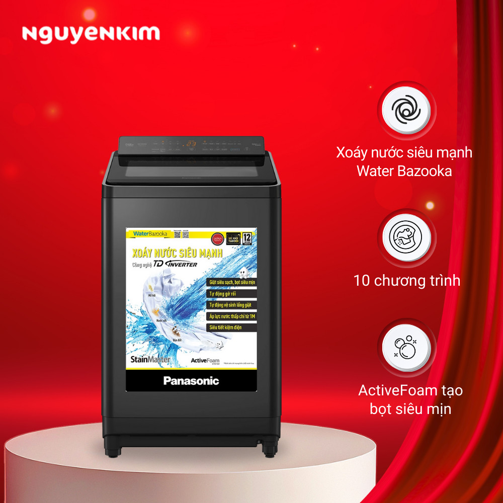 Máy giặt Panasonic Inverter 13.5 kg NA-FD135X3BV