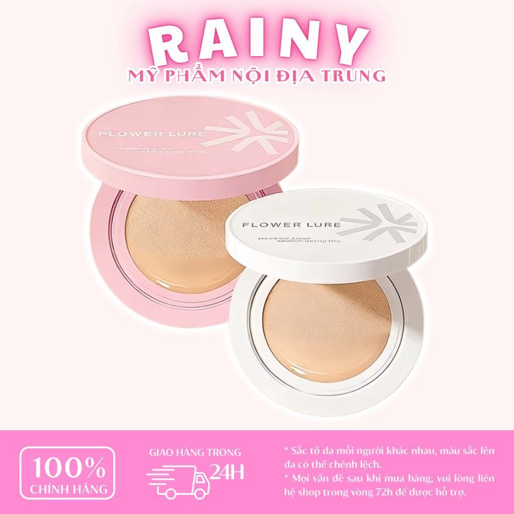 [FLOWER LURE] Cushion Flower Lure Soft Light & Moist / Morning Mist Skin-fit 14g