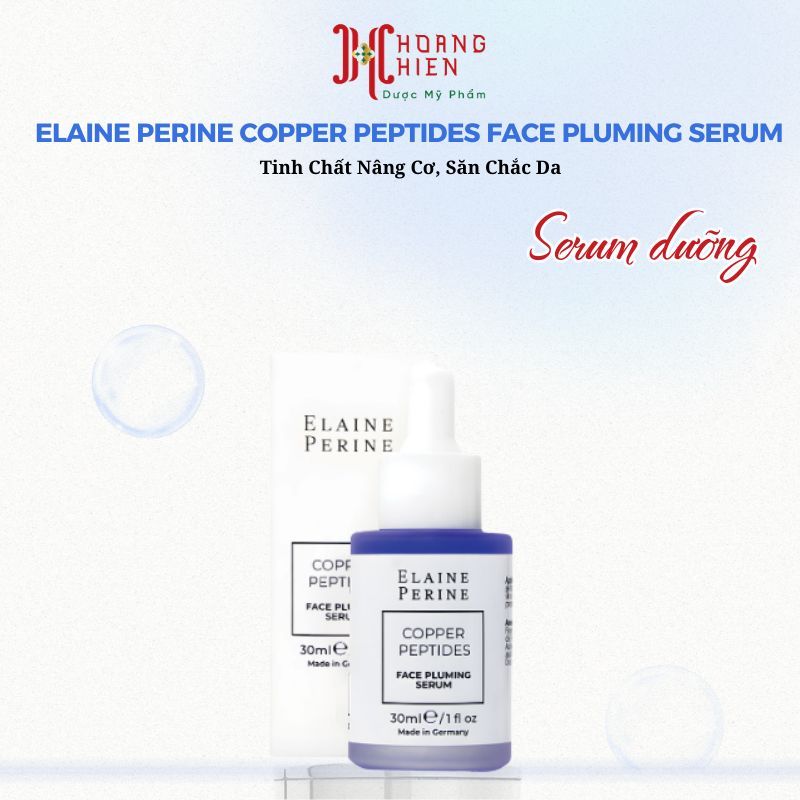 [HÀNG CÔNG TY] Tinh Chất Nâng Cơ, Săn Chắc Da Elaine Perine Copper Peptides Face Pluming Serum 30ml