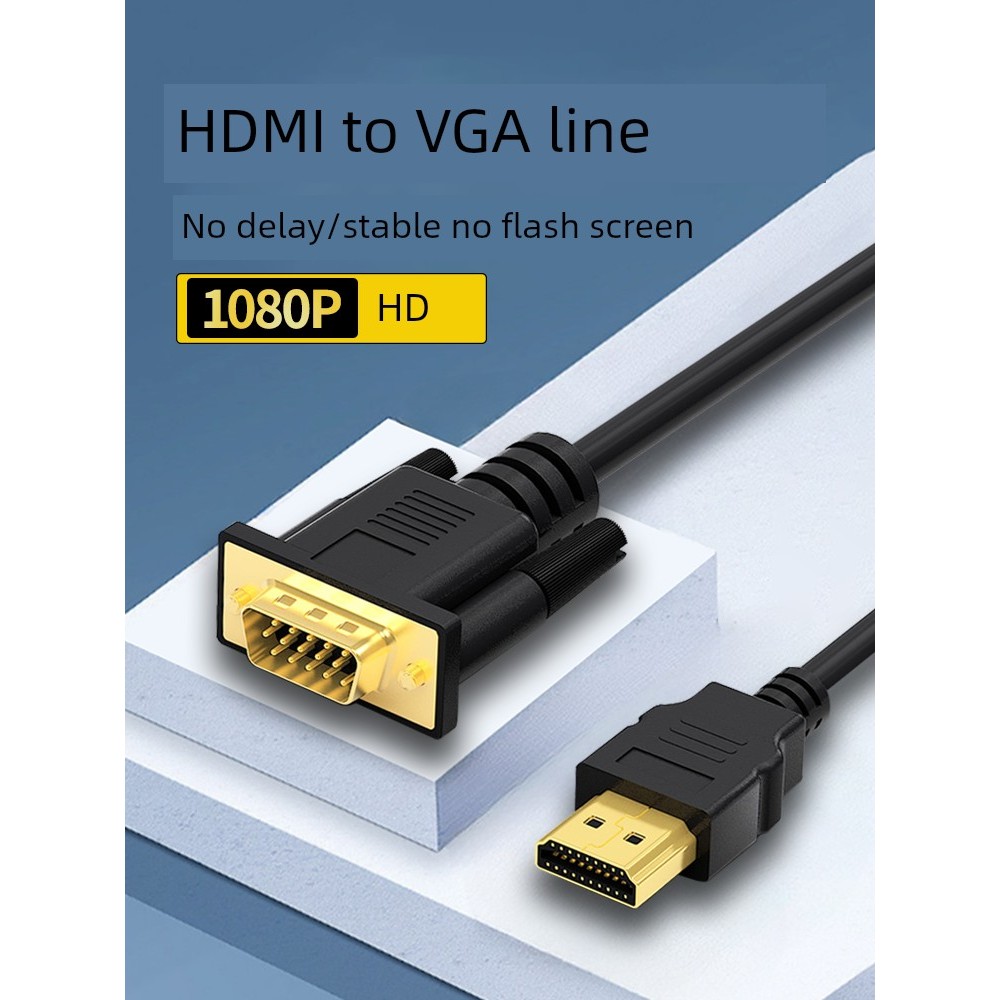 Bộ chuyển đổi Vga sang hdmi Thích hợp cho máy tính xách tay Máy tính để bàn Kết nối máy tính Màn hìn