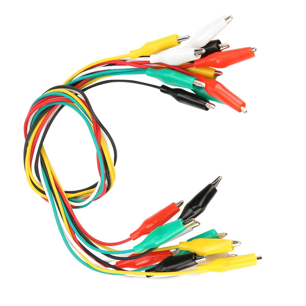 [CSS] 10 chiếc 50cm Kẹp cá sấu Số 35mm Cáp kẹp cá sấu hai đầu 35mm