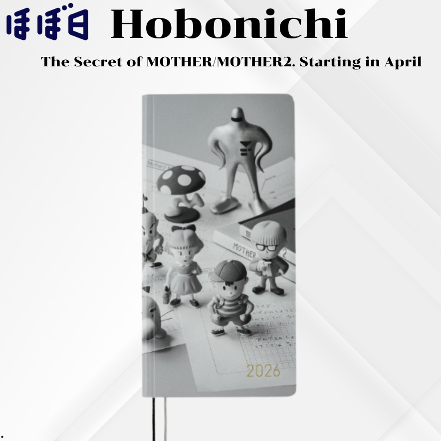 Hobonichi Techo 2026 Weeks [MOTHER2/EarthBound Secrets] April Start Planner Nintendo RPG Art