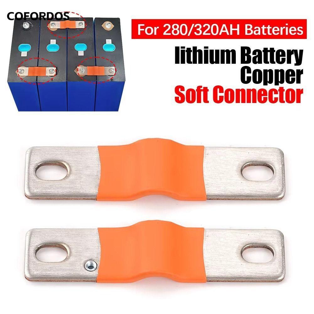 Thanh nối linh hoạt COFORDOS, Đầu nối pin 230Ah 280Ah M6, Thanh đồng 2mm
