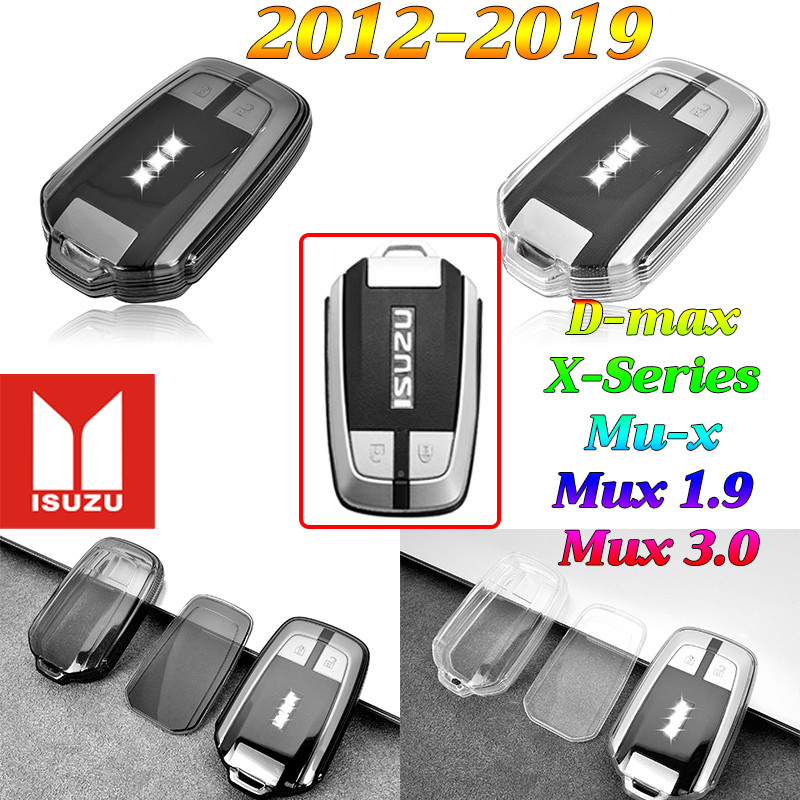 2012-2019 Isuzu Mux Dmax X-Series Chìa Khóa Điều Khiển Từ Xa Mux1.9 Mux3.0 Trong Suốt Chìa Khóa Xe Ô