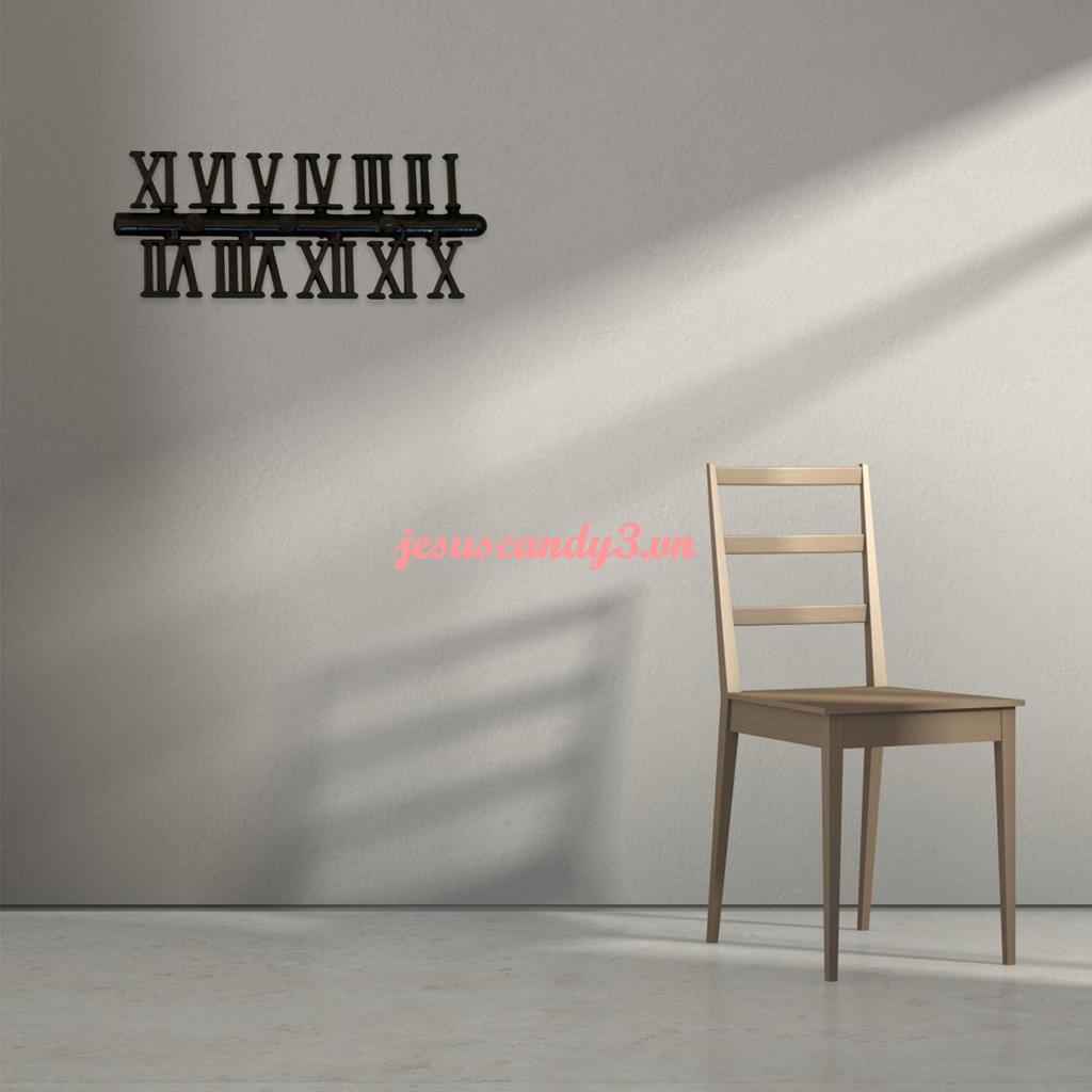 Bộ số đồng hồ số La Mã Bộ đồng hồ màu đen / bạc / vàng Đồng hồ số La Mã Bộ cho bảng đồng hồ thay thế