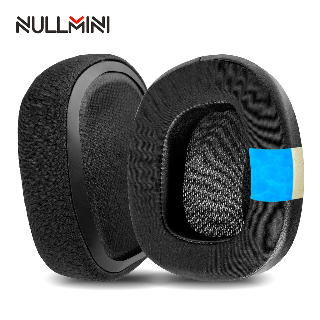 Miếng đệm tai nghe thay thế Nullmini cho tai nghe Logitech G335 G535 G733 Băng đô làm mát Gel lưới M