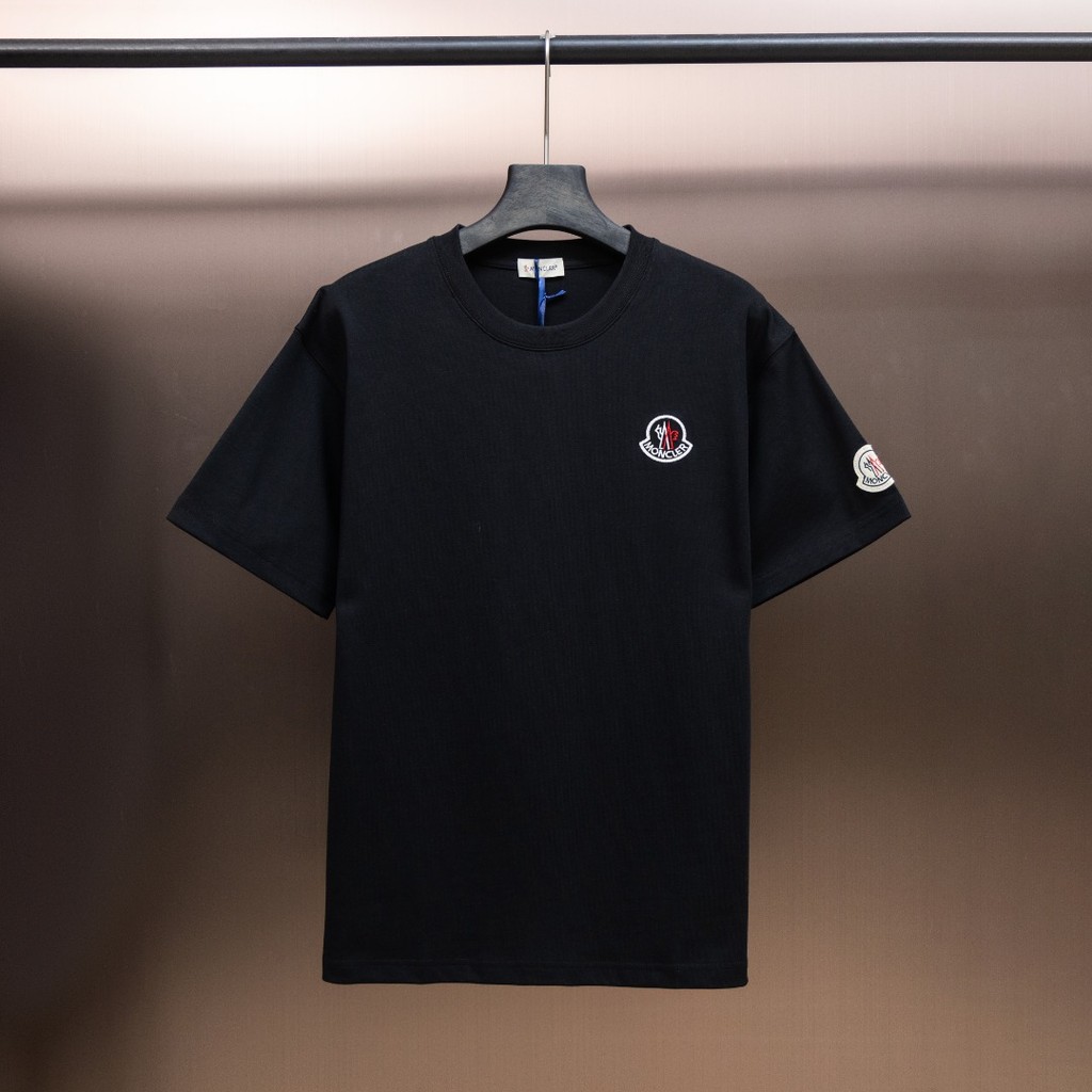 Áo Khoác Moncler Mengkou Cổ Tròn Tay Ngắn, Cá Tính Thời Thượng