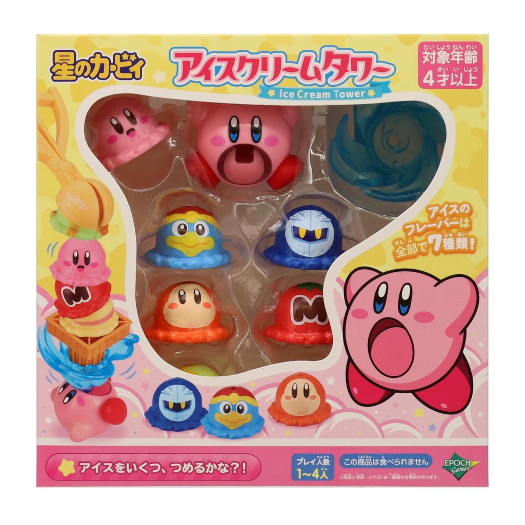 Công ty Epoch (EPOCH)  
Kirby ngôi sao Tháp kem  
Chứng nhận ST  
Từ 4 tuổi trở lên  
Đồ chơi  
Trò 