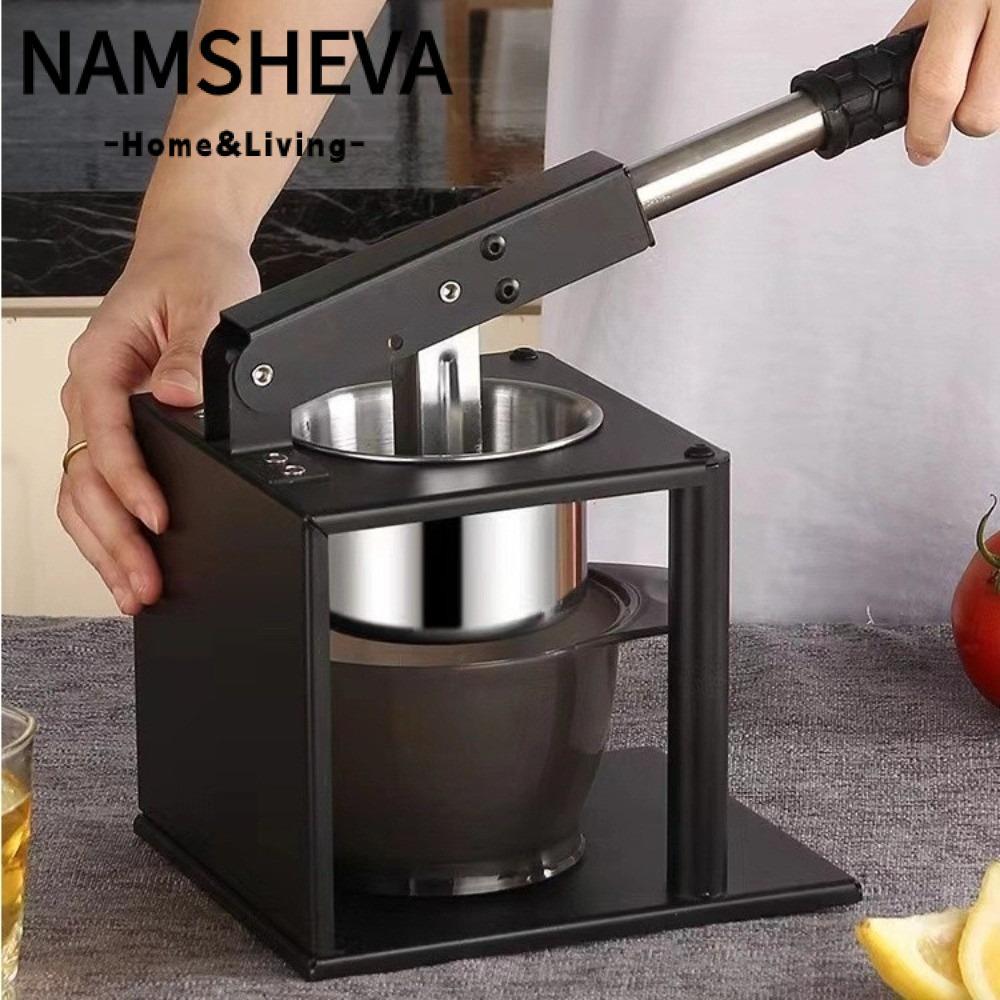 Máy ép trái cây NAMSHEVA, Máy ép trái cây bằng thép không gỉ đa chức năng, Máy ép trái cây Orang cầm tay Nhà bếp