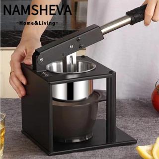 Máy ép trái cây NAMSHEVA, Máy ép trái cây bằng thép không gỉ đa chức năng, Máy ép trái cây Orang cầm tay Nhà bếp