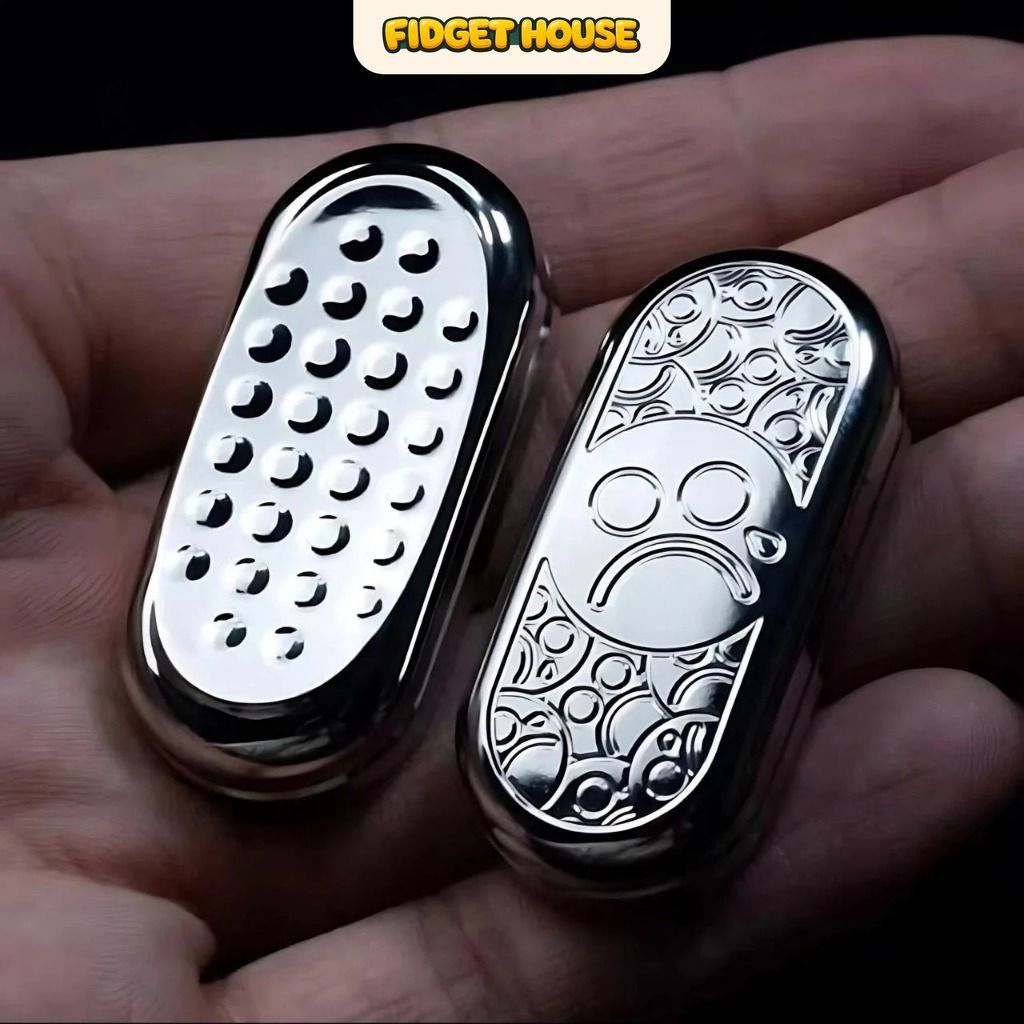 Fidget Slider - Metal Toys TOP-B Bubbles - Thẻ Đẩy EDC Kim Loại - Đồ Chơi Giảm Stress