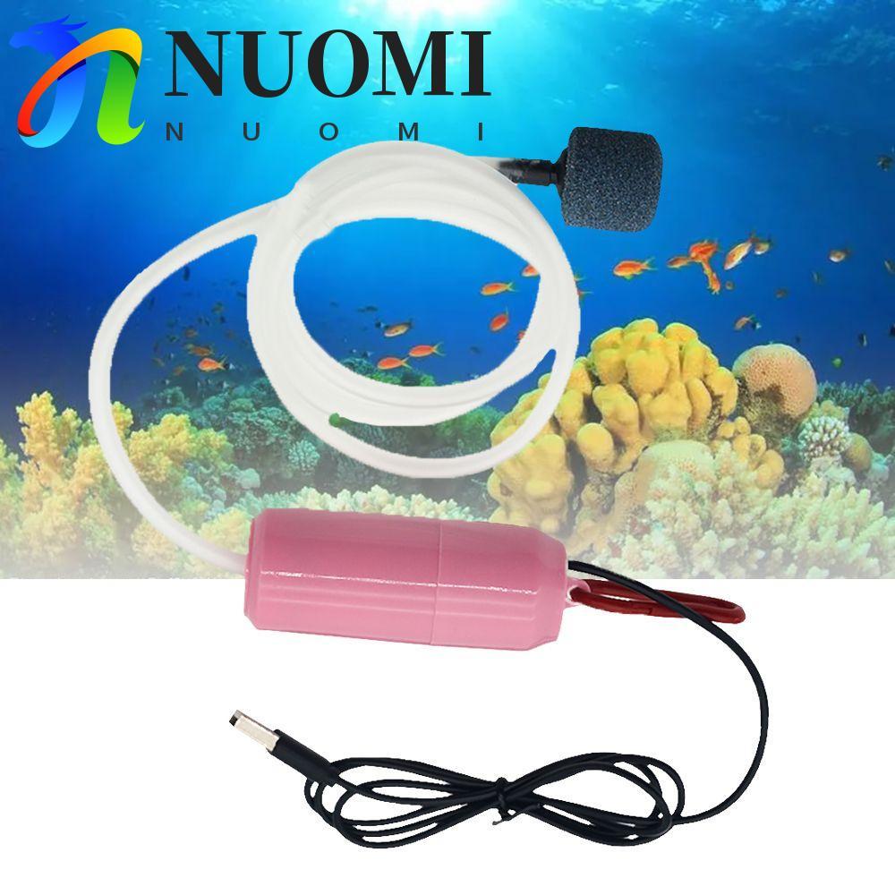 	 NUOMI Máy bơm không khí NUOMI Di động 5v 1W Máy tạo oxy tiết kiệm năng lượng USB với phụ kiện bể cá