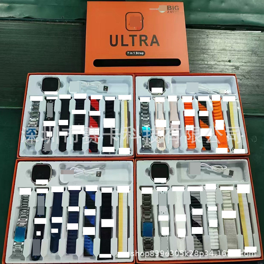 Đồng hồ thông minh siêu thông minh 7 trong 1 7 dây đeo Đồng hồ thông minh 7 trong 1 Ngoại thương S9 