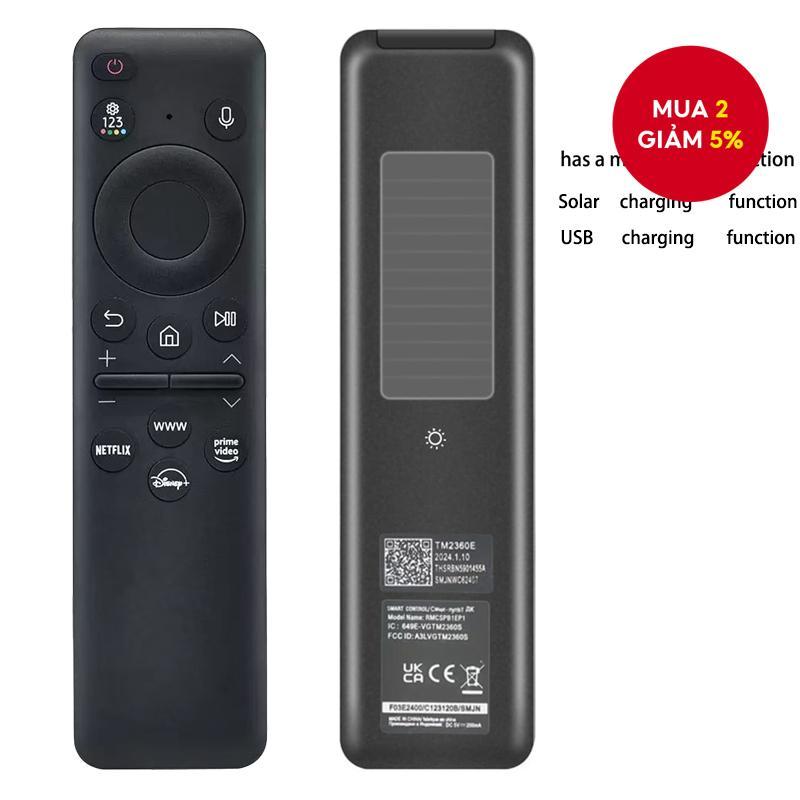 Áp dụng cho điều khiển từ xa Bluetooth giọng nói năng lượng mặt trời chính hãng SAMSUNG Bu8000 CU800