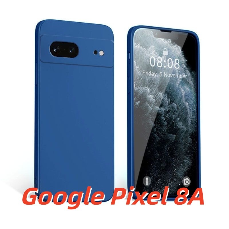 [Giảm giá hấp dẫn] Dành cho Ốp lưng Google Pixel 8A Silicon Full Case Vỏ điện thoại màu trơn cổ điển
