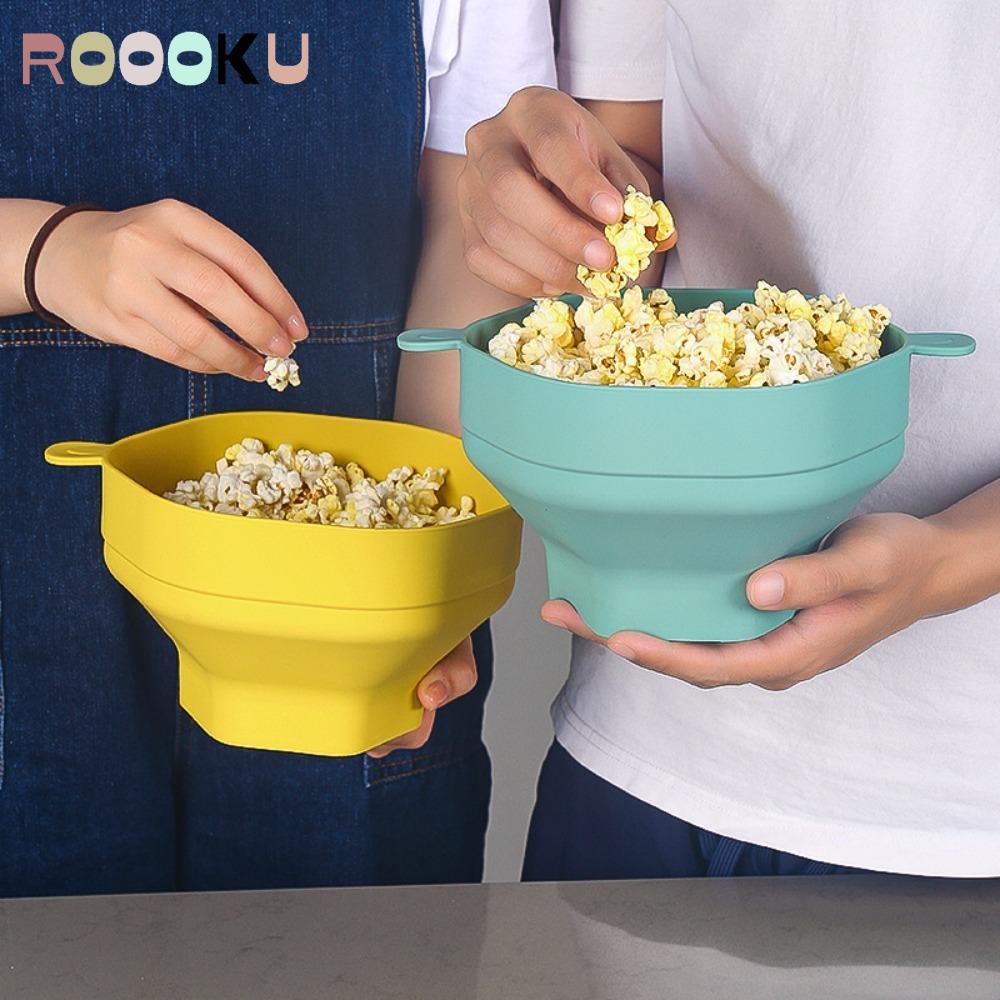 Máy Làm Bắp Rang ORIENMY, Popper Silicon Silicon Có Thể Gập Lại, Nắp Chất Lượng Cao Silicone Popcorn
