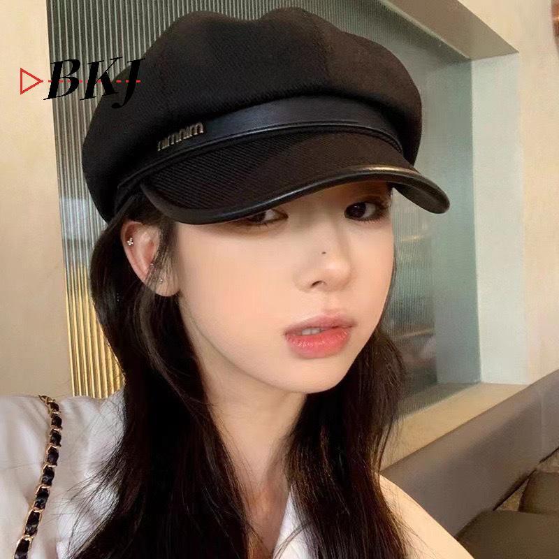 [KJ] Mũ Mỏ Vịt Hình Bát Giác Phong Cách Retro Newsboy Cho Thu Đông