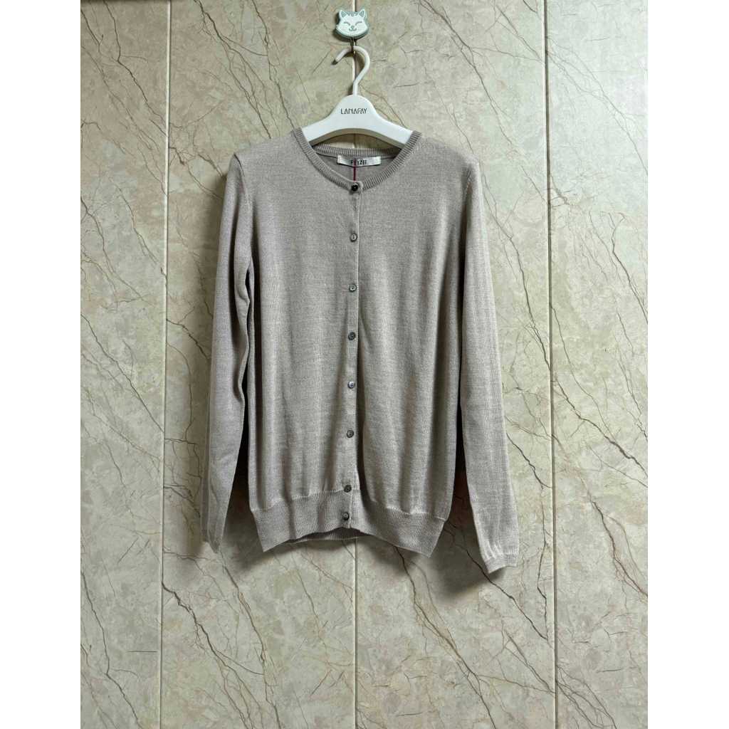 Feijia..... Len 49,3 + Acrylic 50,7 Áo len Cardigan