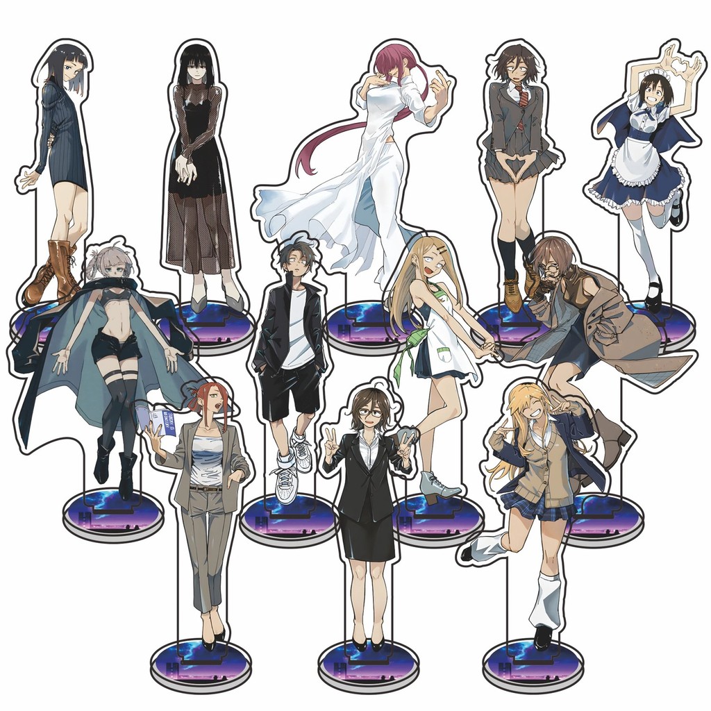 Standee Anime Yofukashi no Uta Call of The Night Mô Hình Acrylic Mica Trang Trí Nhân Vật Nanakusa Na