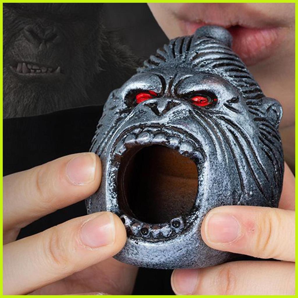 Aztec Còi di động Còi di động Chimpanzee Roar Hiệu ứng âm thanh cho bữa tiệc Halloween Cắm trại yaua