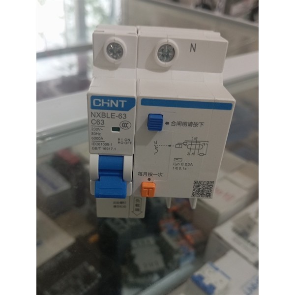⚡ Át Chống Rò CHINT NXBLE-63 – 63A (1P+N)