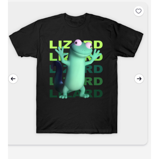 Phim hoạt hình [Hoppers] Mabel / Tom Lizard / Mabel and King George đồ họa Áo thun ngắn tay cổ chữ O