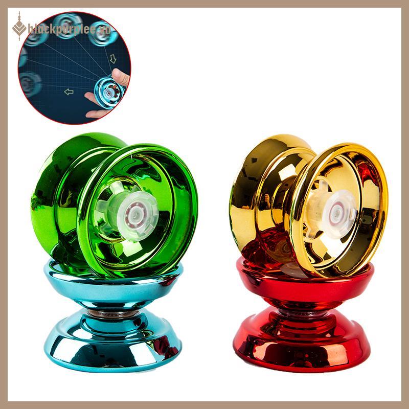 BPURPLE Hợp kim nhôm Magic Yoyo đáp ứng Yoyo tốc độ cao với đồ chơi dây quay.
