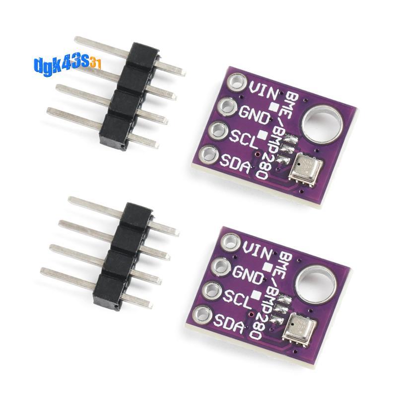 Mô-đun cảm biến độ ẩm nhiệt độ áp suất khí quyển BME280 5V 2 CÁI SPI Đột phá -BME280