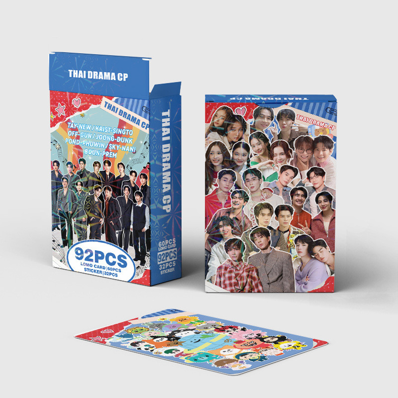 92-96 Chiếc Ngôi Sao Thái GMMTV KengNamping Khemjira Dòng Lomo Thẻ BrightWin TAYNEW JASP.ER TleFirst