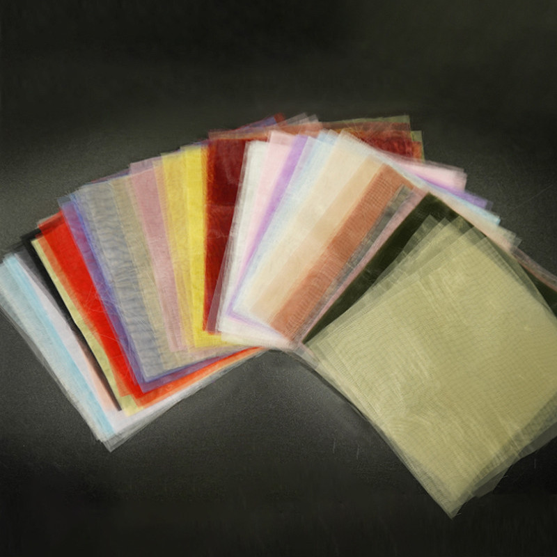 6 Chiếc Vải Organza Mã Hóa, Lưới Organza Trong Suốt, Gạc Trắng, Vải Chụp Ảnh Ống Kính
