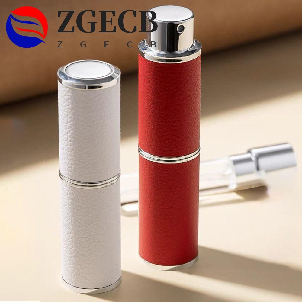 ZGECB Chai Nước Hoa Atomizer, Chai Bơm Xịt Xoay Bằng Da Đổ Lại, Mini Ultral Fine Mist 8ml Luxury Per