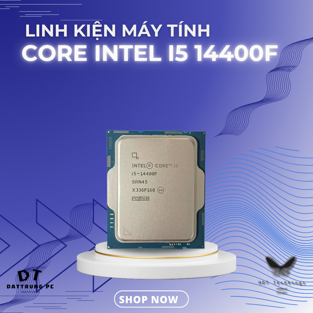 CPU Intel Core i3 i5 - 12400F 13400F 14400F 12100F 10400F 11400F - Chip Xử Lý Gaming Đỉnh Cao - HDT 