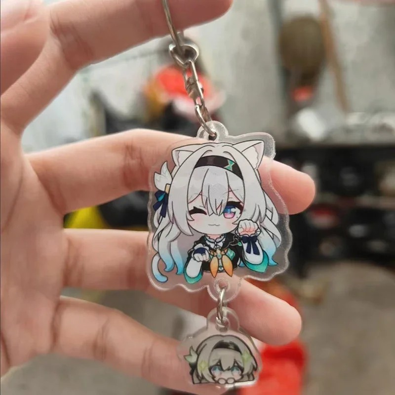 Móc khóa Firefly Honkai Star Rail mica acrylic chibi dễ thương phụ kiện treo chìa khóa túi xách quà 