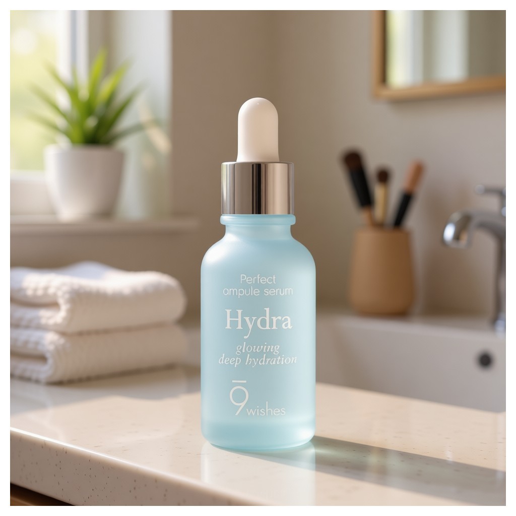 [9wishes] Hydra Glowing Deep Hydrat hóa Ampoule (Hydra Ampoule Serum), 30 mL / Serum Ampoule Hàn Quố