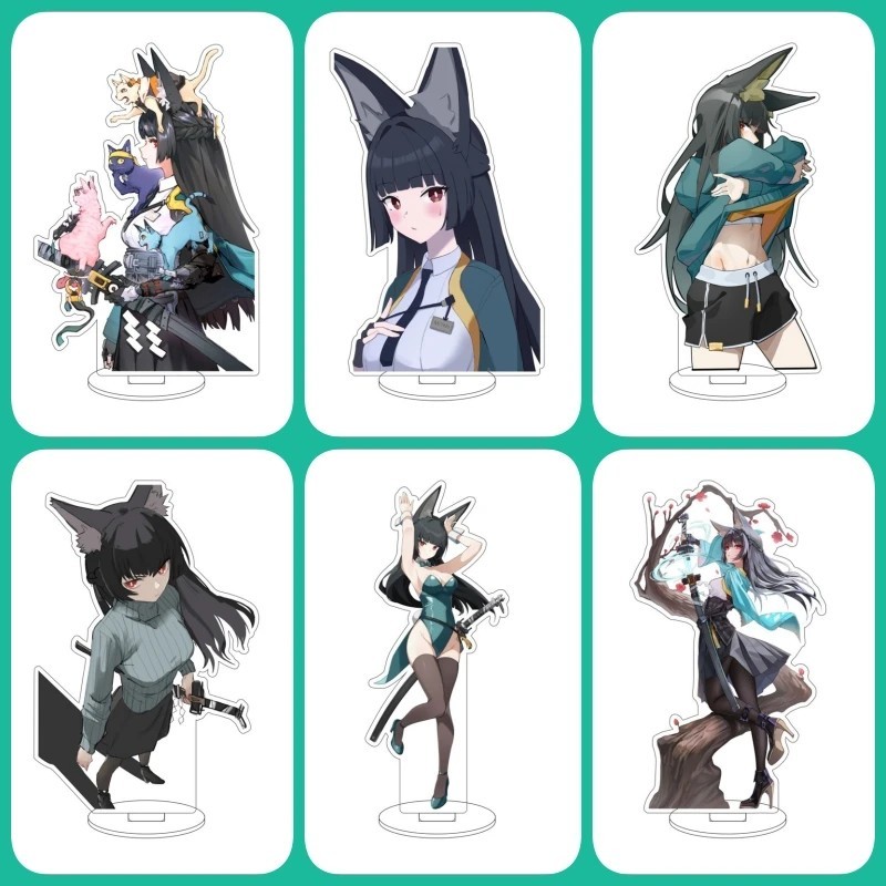 Mô hình Standee Hoshimi Miyabi Zenless Zone Zero Mica Acrylic trang trí bàn học quà tặng Game ZZZ ph