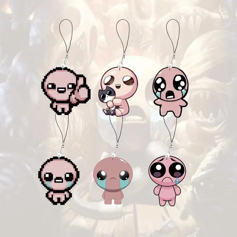 Móc khóa The Binding of Isaac acrylic charm điện thoại phụ kiện treo túi xách balo mô hình game Isaa